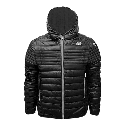 Northern Trek Men's Solid Puffer Hooded Jacket