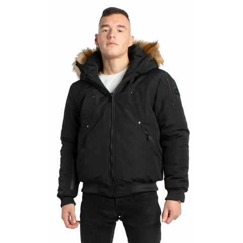 UCXX Black Quantum Zeno Bomber Jacket