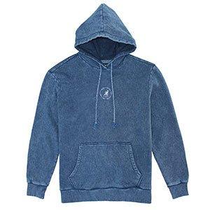 Kangol Acid Wash Emb Pullover Hoodie - Fashion Hub Club